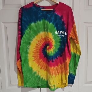 R&R Hawaii Tie-Dye Long Sleeve Shirt NWT – XL